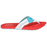 Jandal Woman Hibiscus/Malibu Blue